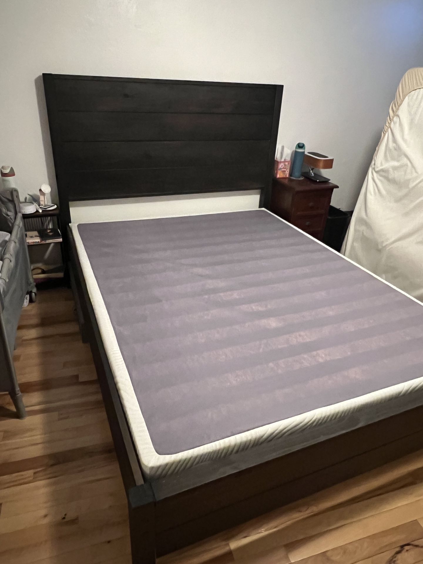 Queen Bed frame & Boxspring