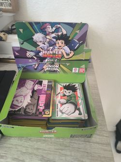 Hunter x Hunter union arena bulk also includes Killua sr chrollo Sr and razor sr star