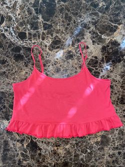 American Eagle Red Crop Top 