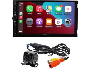 Jensen J3CA7W-BUC 7" Wireless Apple CarPlay Android Auto Stereo, Camera