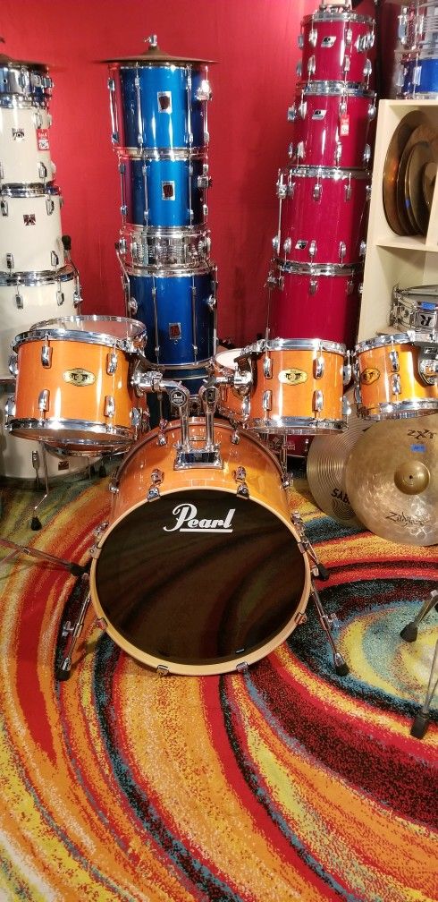 Drum Set Pearl Vision 7 piece 
