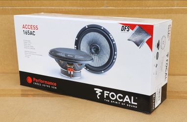 Focal Performance 165AC 6.5" 2-Way Coaxial Speaker System 120 Watts 🚨 Payment Options Available 🚨 No Credit Needed 🚨