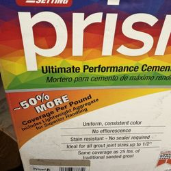 Prism grout 