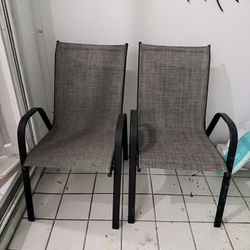 Outdoor Patio Chairs – Set of 2 