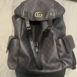 Blue Gucci Backpack