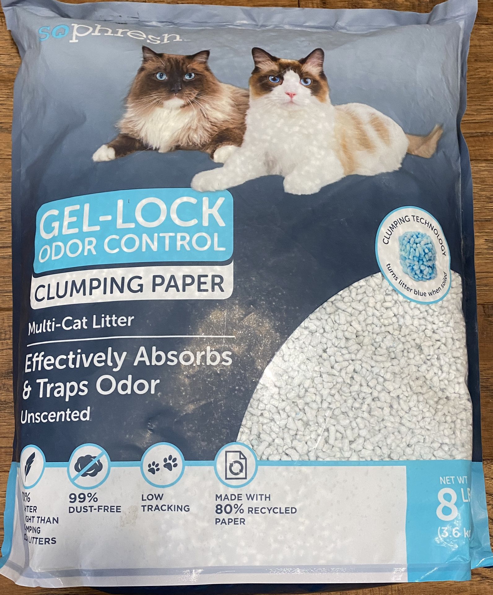 Clumping Paper Cat Litter 