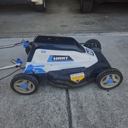 HART 40-Volt Cordless 18-inch Push Mower Kit, (1) 6Ah Lithium-Ion Battery, (1) Battery Charger