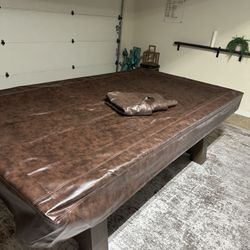 Brunswick Leather 7 Foot Pool Table Cover