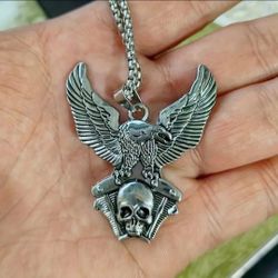 Eagle Wings Pendant Necklace 