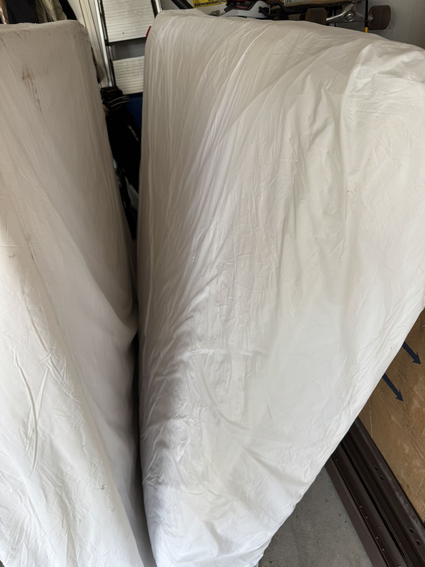 Full Size Mattress And Box Spring W/Rails
