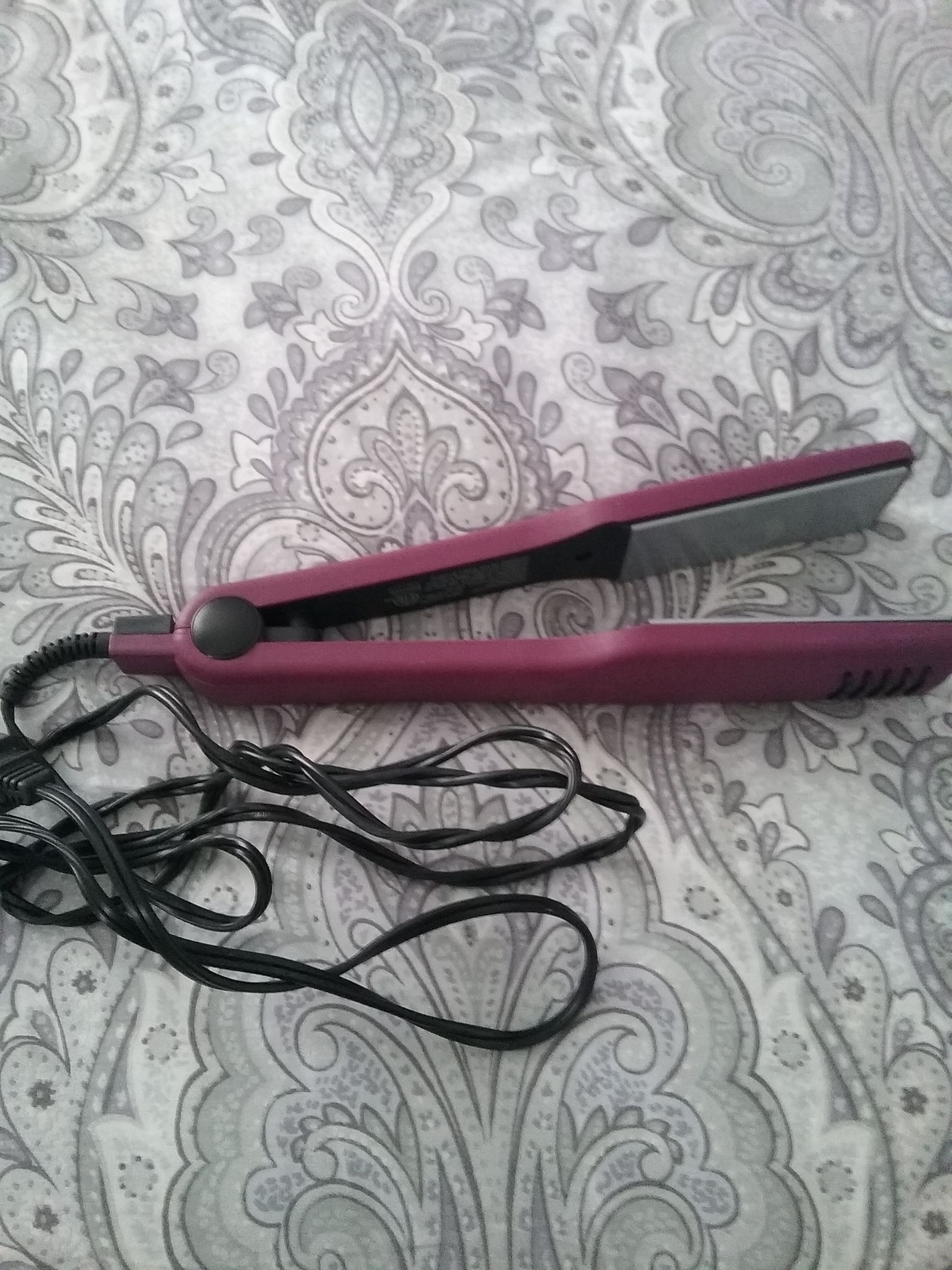 Hair flat iron purple new