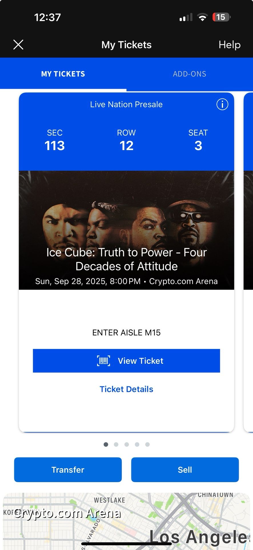 Ice cube: Truth To Power 4 tickets
