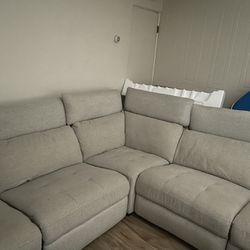 Sectional With 3 Recliners