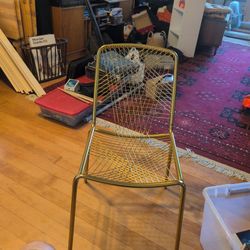 Mid Century Modern Gold Chair