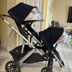 Uppababy Vista single to double stroller