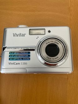 Vivitar ViviCam 5386 Digital Camera – Tested & Working – 5.0MP Compact Camera