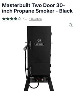 Masterbuilt Two Door 30-inch Propane Smoker - Black