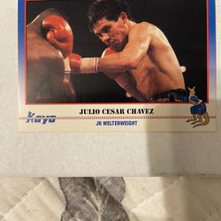 Julio Cesar Chavez Collectable Card