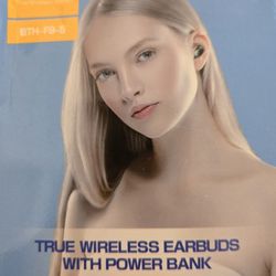 Wireleas Earsbuds With Powerbank, BT