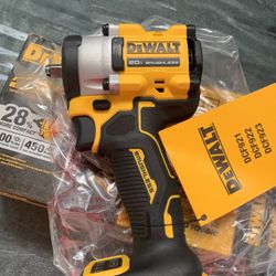 DEWALT ATOMIC 20V MAX Cordless Brushless 3/8 in.Variable Speed Impact 