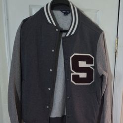 SPORTS JACKET - GRAY/LIGHT GRAY SLEEVES 