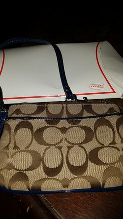 authentic Coach wristlet
