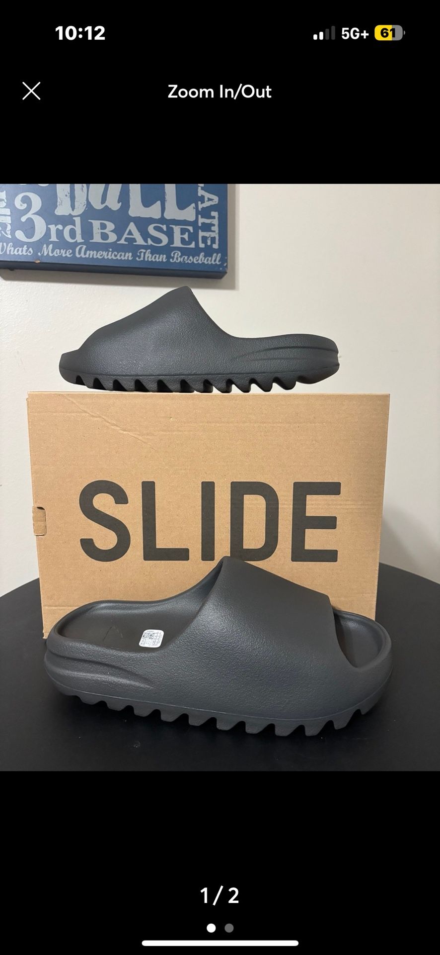 Adidas Yeezy Slides Onyx