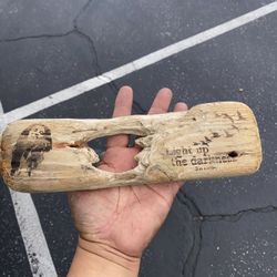 Bob Marley Seawood Driftwood sign Decor small light up the darkness