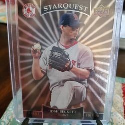 Josh Beckett Boston Red Sox Insert Parallel Baseball Cards 