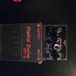 Boss metal zone MT-2 (Works But As Is)