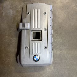 2006 OEM BMW E90 E91 E60 E61 Silver Engine Cover 325i 325xi 525i 525xi 330i 330xi 530i 530xi