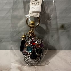 Bling Skull Key Chain