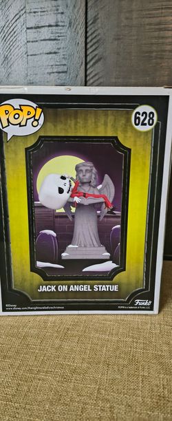 Jack skellington on angel statue