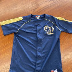 Authentic Milwaukee Brewers Braun #8 Jersey 