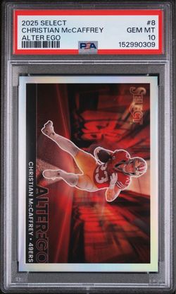 2025 Select Christian McCaffrey Alter Ego PSA 10