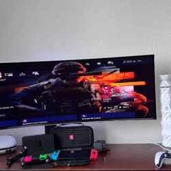 Samsung 49" Odyssey OLED (G93SC) Series Curved Gaming Monitor w QD-OLED, 240Hz, 0.03ms, DQHD, G-Sync