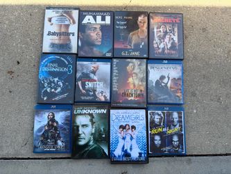 Mixed DVD & Blu-ray Movie Lot