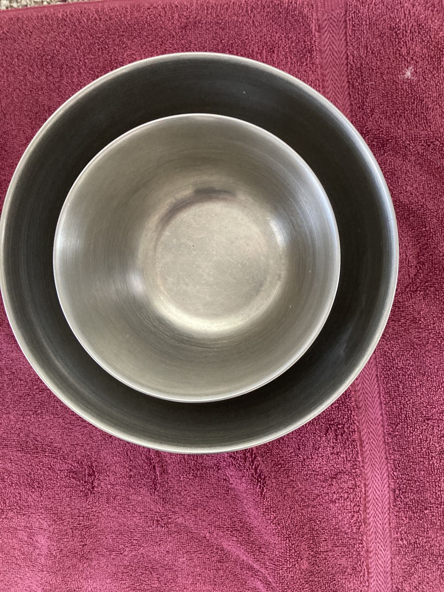 Stainless Steel Mixing Bowls Set Of 2
