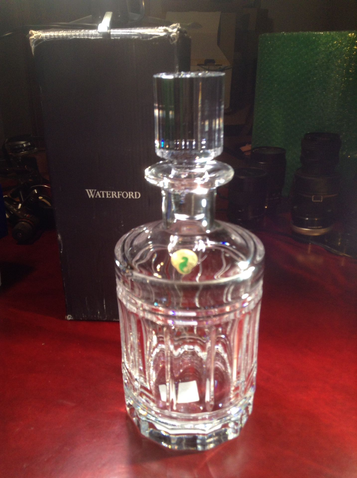 WATERFORD CRYSTAL BOLTON DECANTER N EW NEVER USED
