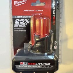 🔥 Genuine Milwaukee 5.0 H.O M12 Battery
