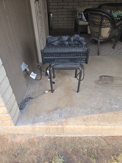 Fireplace Log Heater