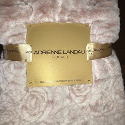 Adrienne Landau Faux Fur Throw Blanket 70x50
