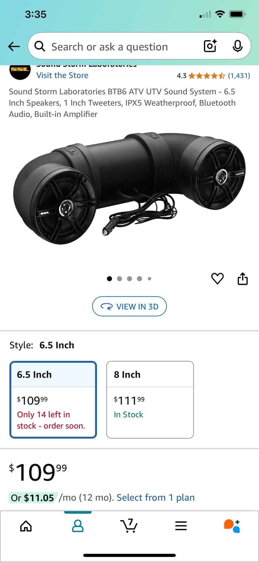 SSL speaker For Atv And Side By Sides
