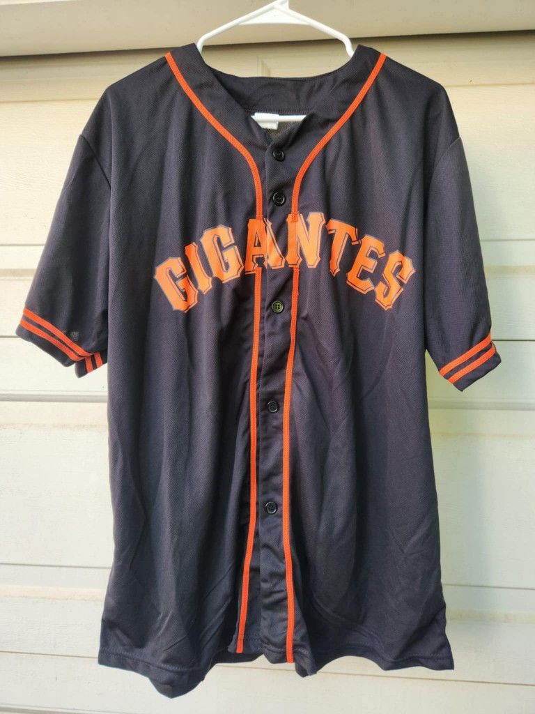 SF Gigantes Jersey Black Adult X Large XL San Francisco Giants