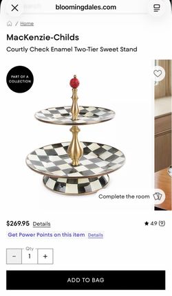 Mackenzie Childs Courtly Check