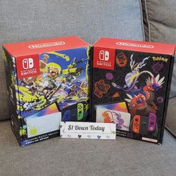 Nintendo Switch OLED Gaming Console Brand New -5 Dollars Down No Credit Needed 