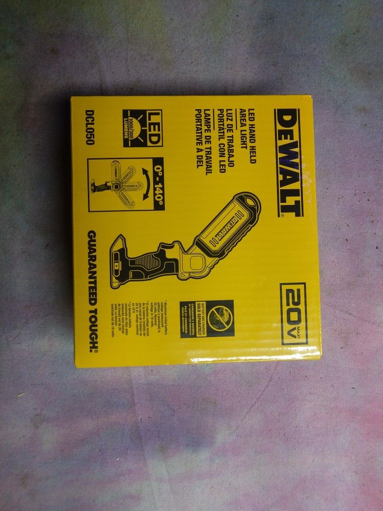 DEWALT 20v Hand Held Area Light