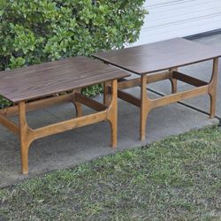 ✨ Mid-Century Modern Stingray Side Tables – Set of 2 ✨