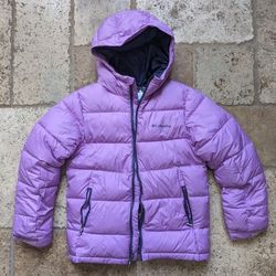 LIKE NEW Columbia Pike Lake II Girl's down Ski jacket gumdrop SIZE M (10/12)