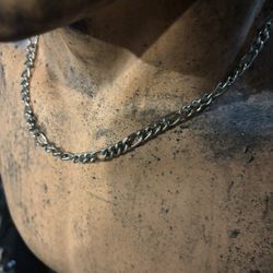 14k White Gold Plated Necklace 